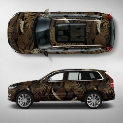 Плёнка камуфляж - Листья А055